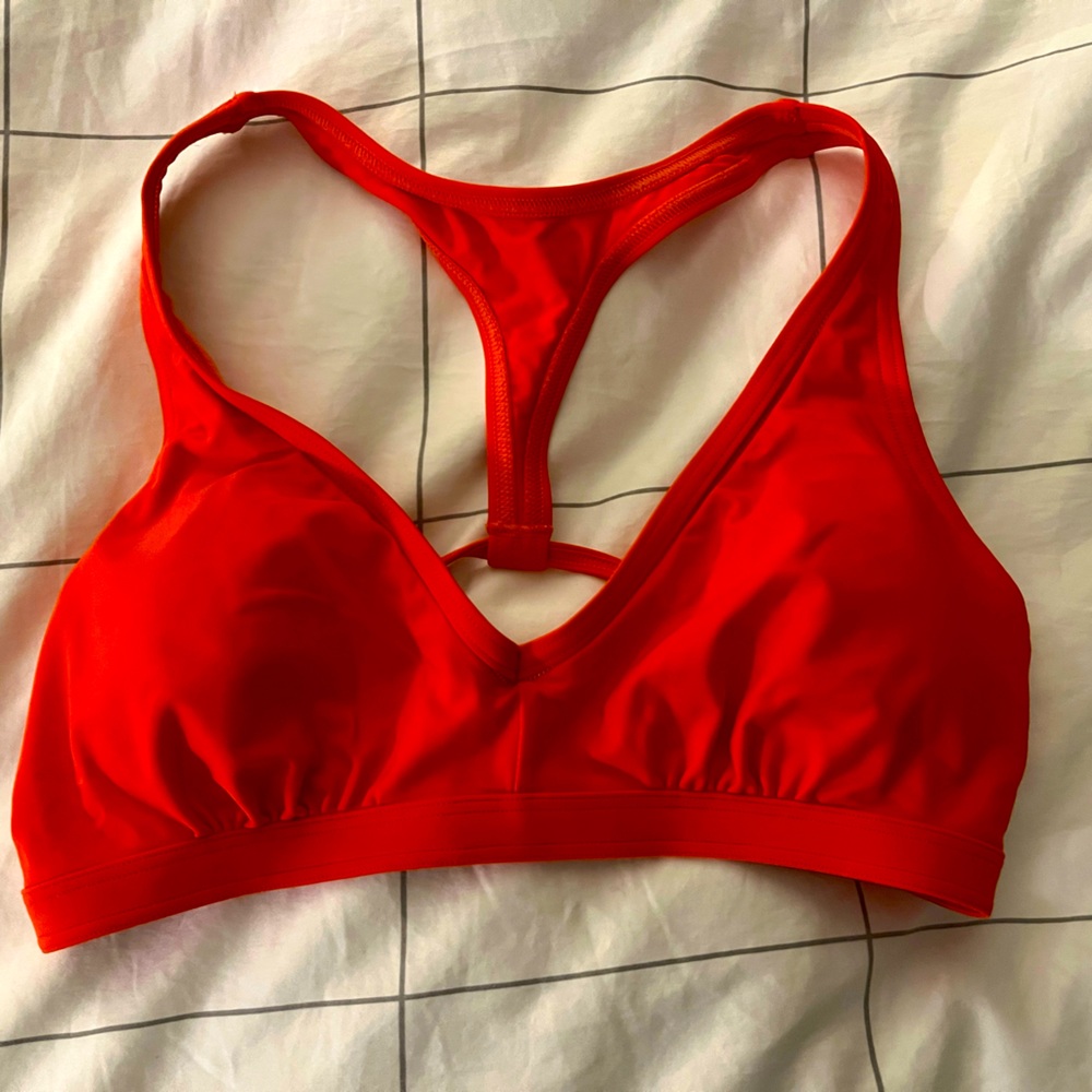 Orange Prana bikini top size small